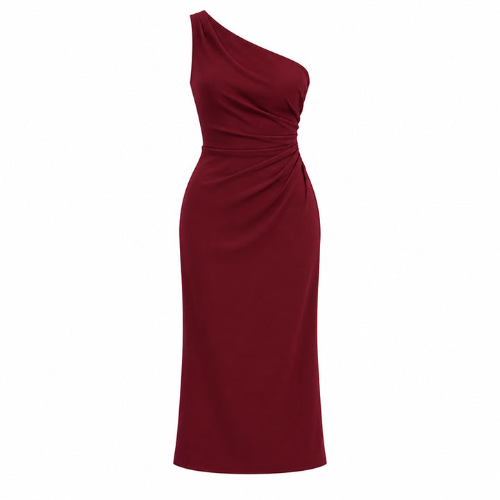 Nova One-Shoulder Midi Dress